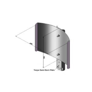 6115 Post top column Light shield