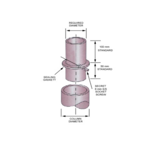 76-60mm Internal Post Top Column Reducer